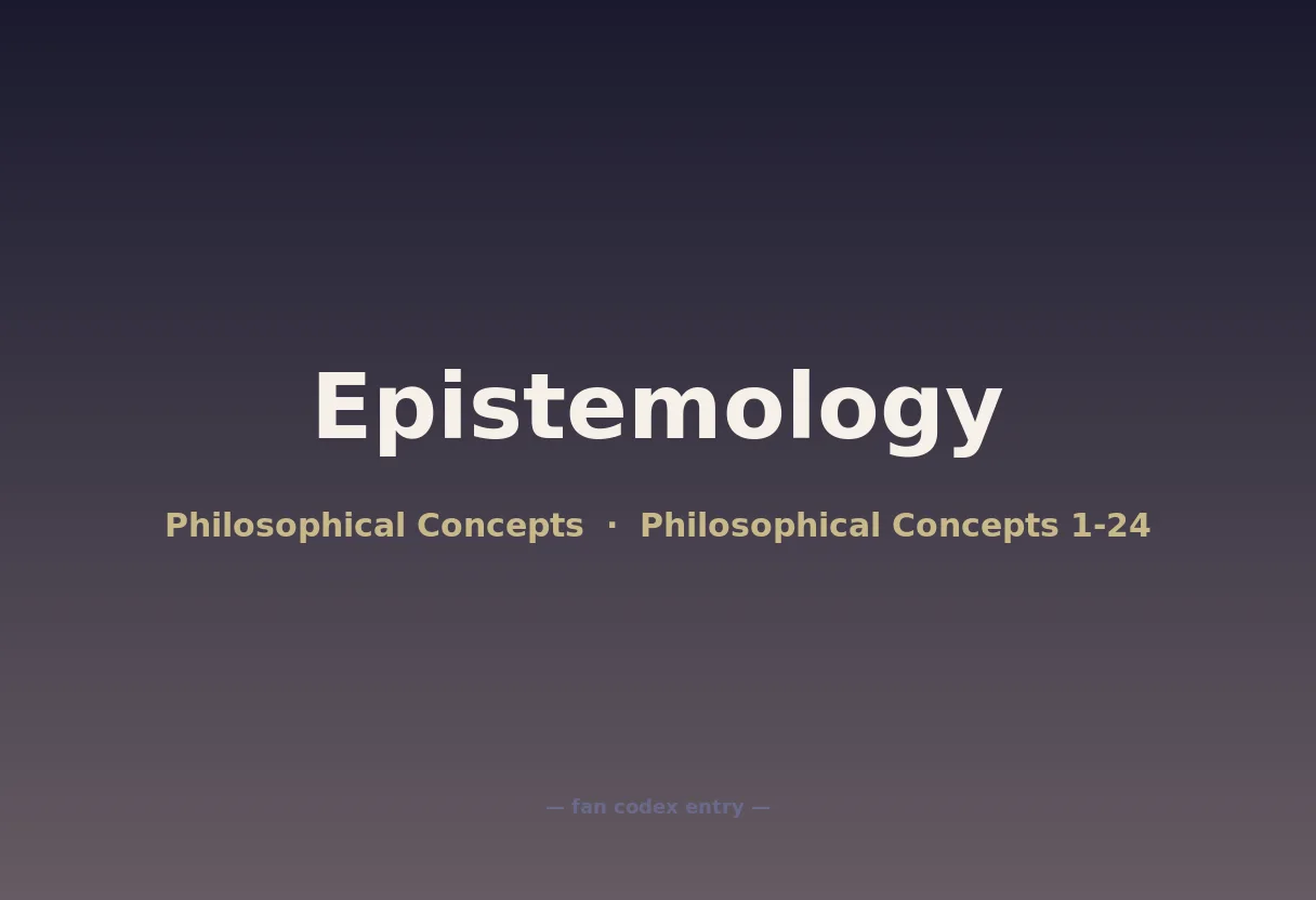 Epistemology