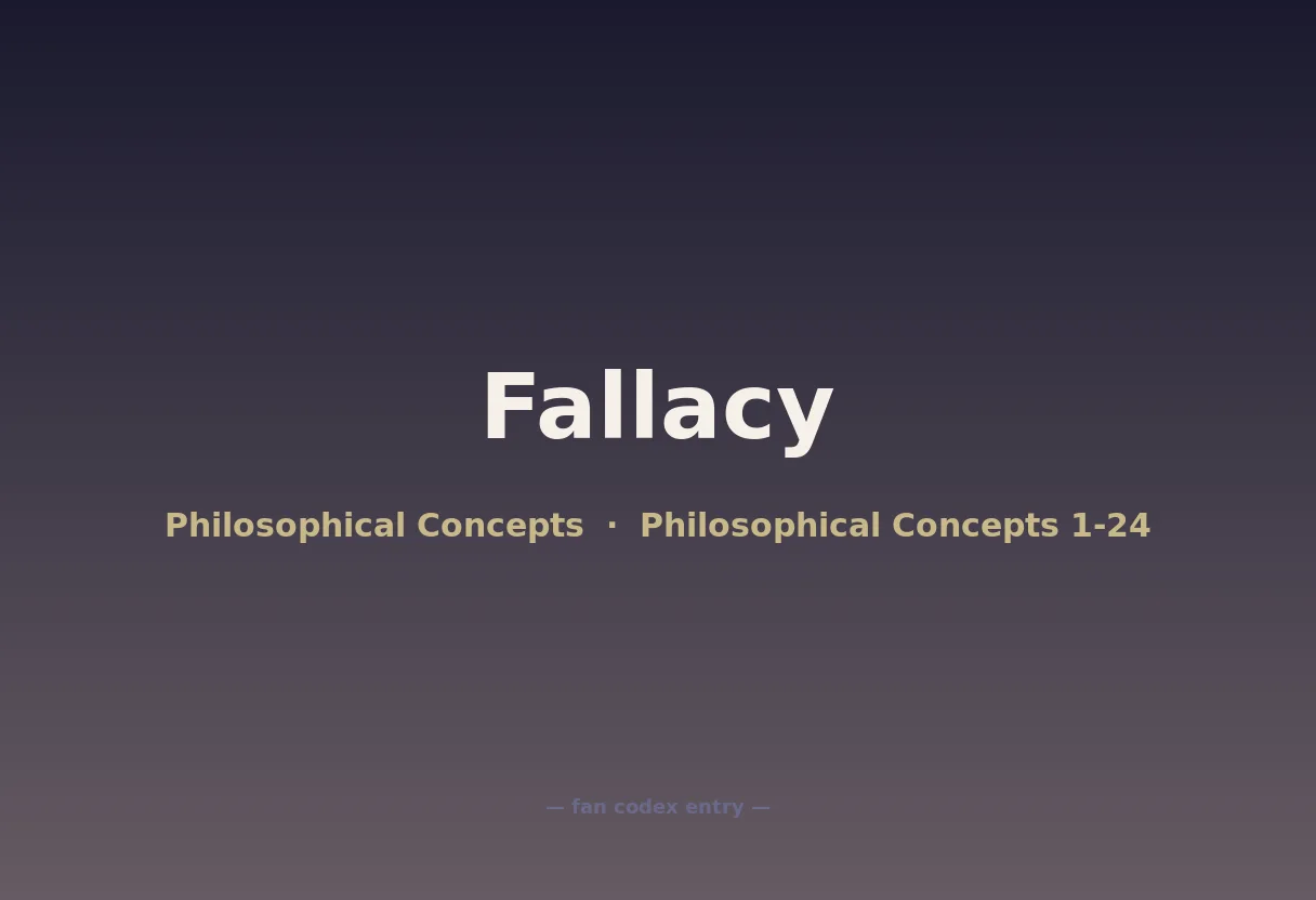 Fallacy