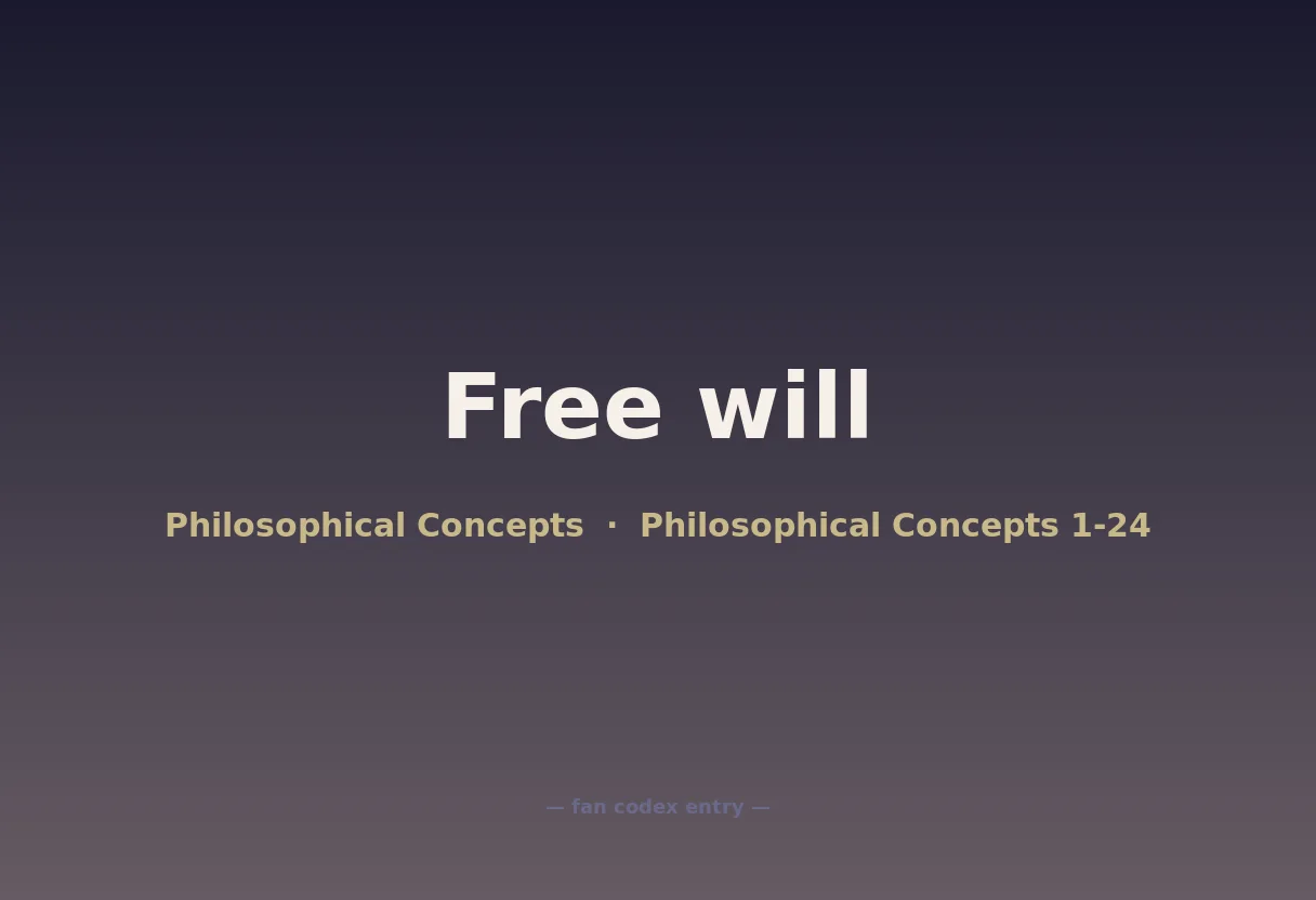 Free will