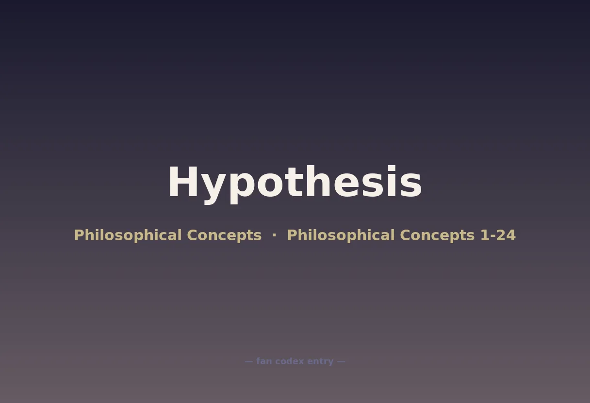 Hypothesis